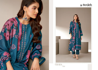 Chaya S Nirukth Pashmina Suits