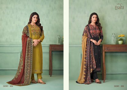 Cherry Esaira Cambric Cotton Pant Style Suits