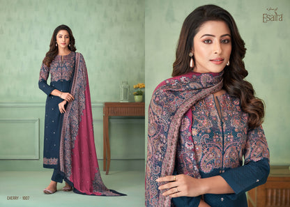 Cherry Esaira Cambric Cotton Pant Style Suits
