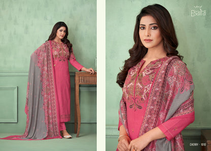 Cherry Esaira Cambric Cotton Pant Style Suits