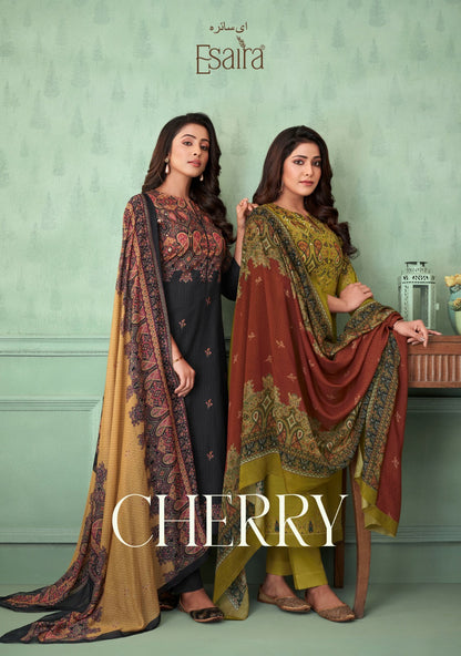 Cherry Esaira Cambric Cotton Pant Style Suits