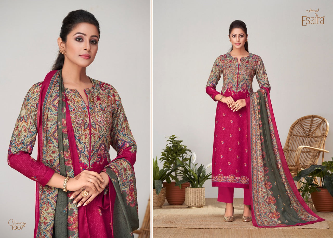 Cherry Esta Sahiba Pashmina Suits