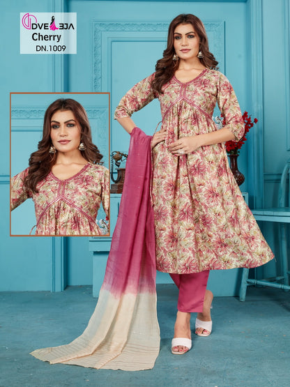 Cherry Series Dveeja Fashion Readymade Pant Style Suits