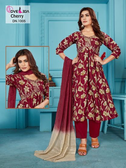 Cherry Series Dveeja Fashion Readymade Pant Style Suits
