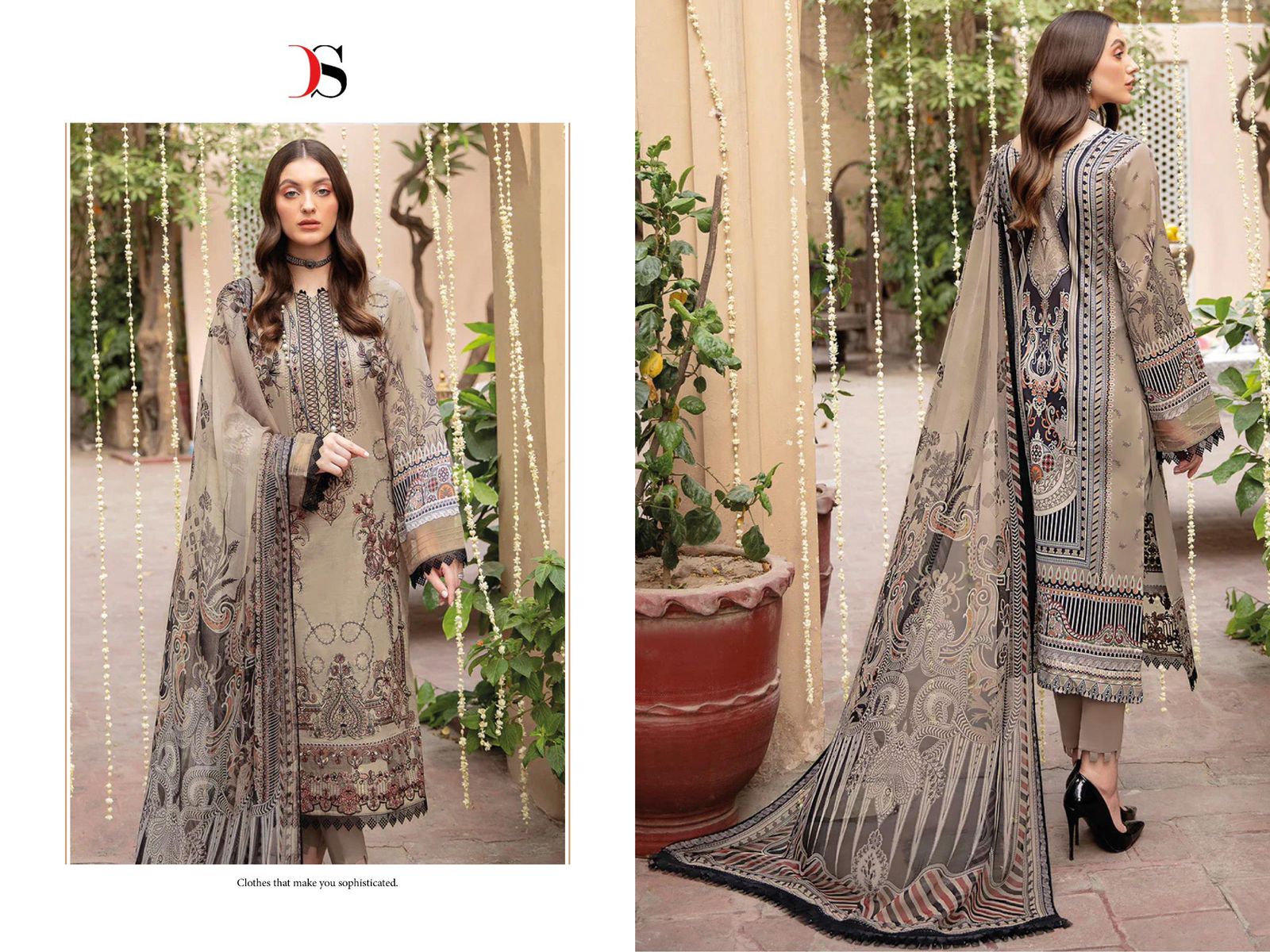 Cheveron 3 Nx Deepsy Cotton Pakistani Patch Work Suits