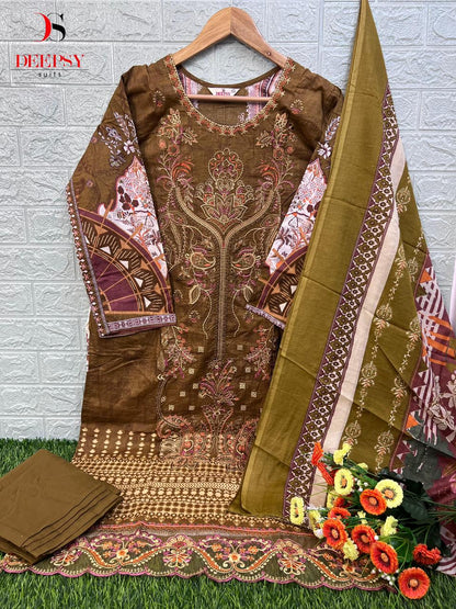 Cheveron Lawn Vol 8 Deepsy Cotton Pakistani Readymade Suits