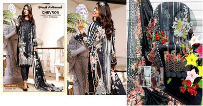 Chevron Luxury Lawn Gul Ahmed Karachi Salwar Suits