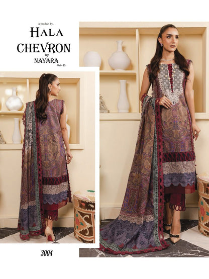 Chevron Nayara Vol 3 Hala Karachi Salwar Suits