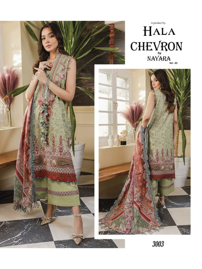 Chevron Nayara Vol 3 Hala Karachi Salwar Suits
