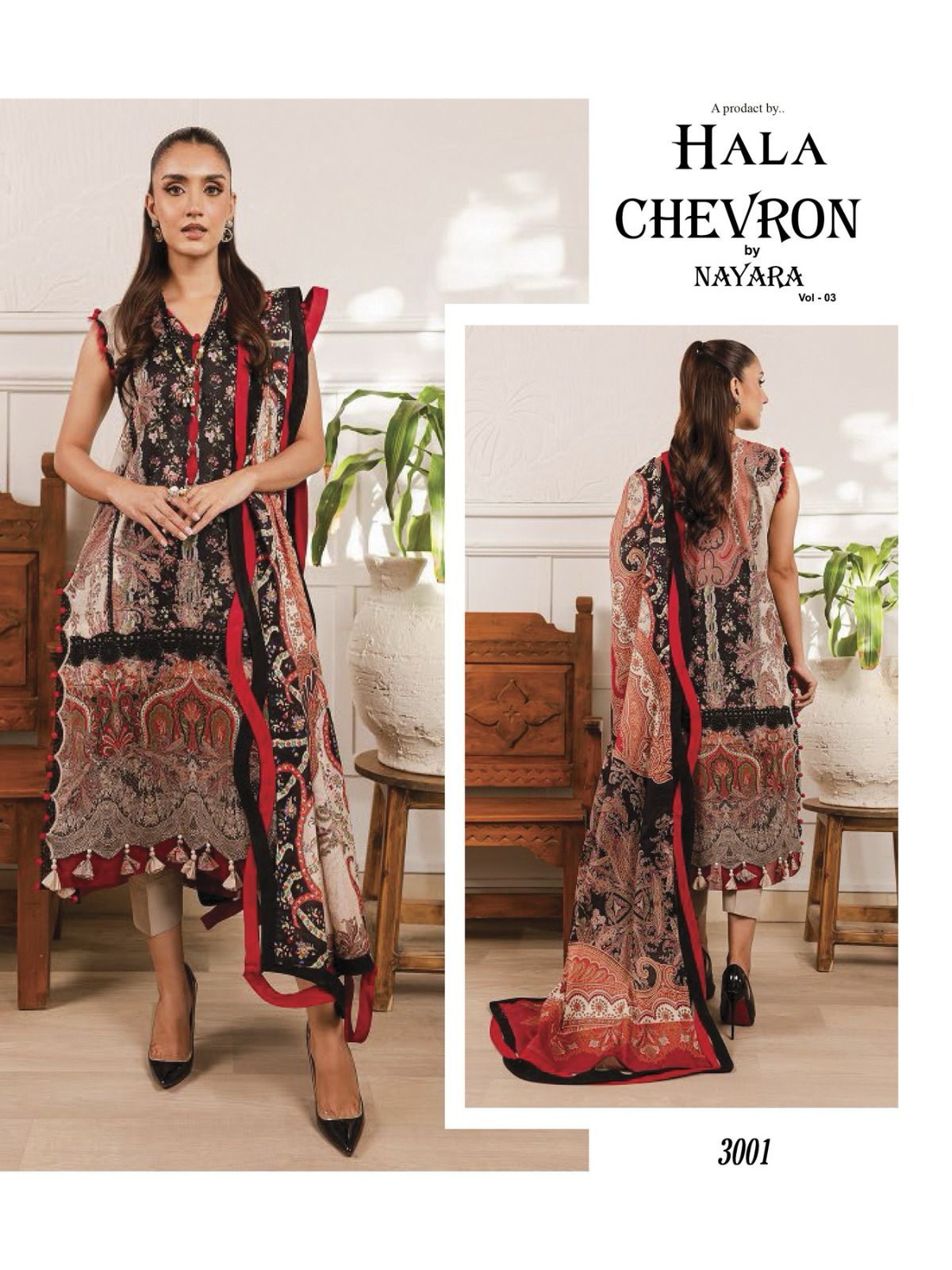 Chevron Nayra Vol 3 Hala Karachi Salwar Suits