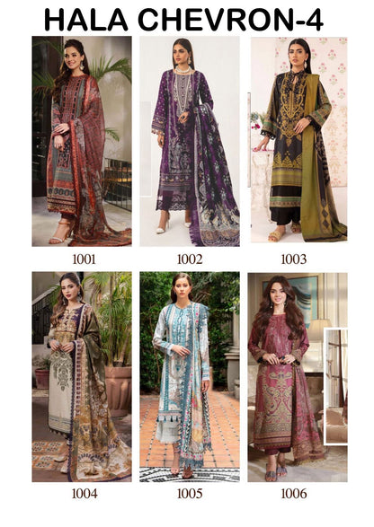 Chevron Nayra Vol 4 Hala Karachi Salwar Suits