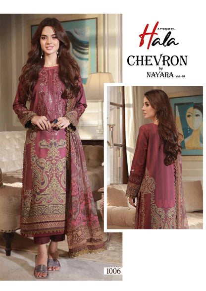 Chevron Nayra Vol 4 Hala Karachi Salwar Suits