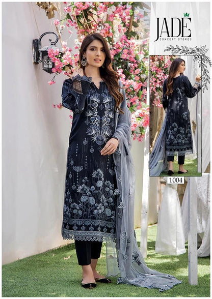 Chevron Vol 3-4-Super Hit Jade Lawn Cotton Karachi Salwar Suits