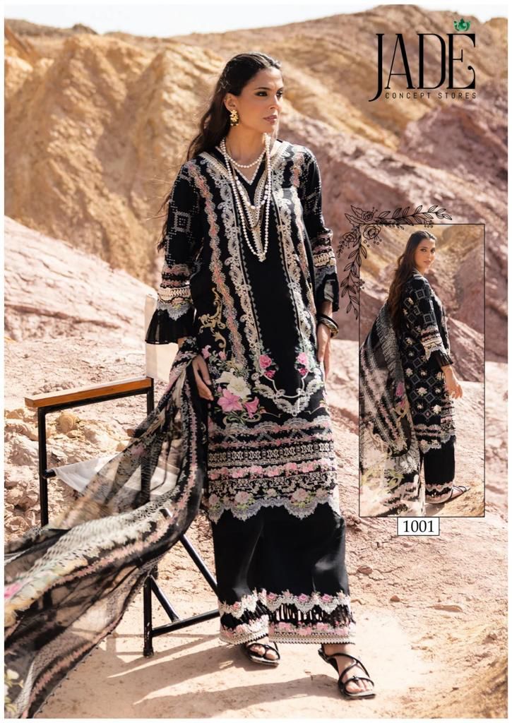Chevron Vol 3-4-Super Hit Jade Lawn Cotton Karachi Salwar Suits