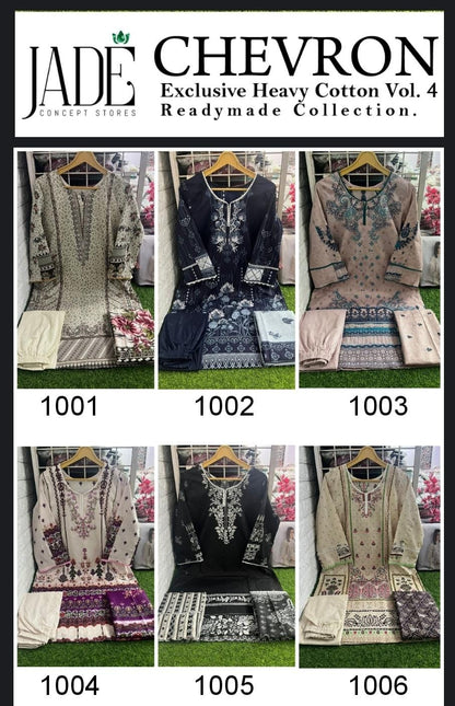 Chevron Vol 4 Jade Lawn Pakistani Readymade Suits