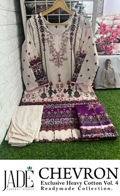 Chevron Vol 4 Jade Lawn Pakistani Readymade Suits