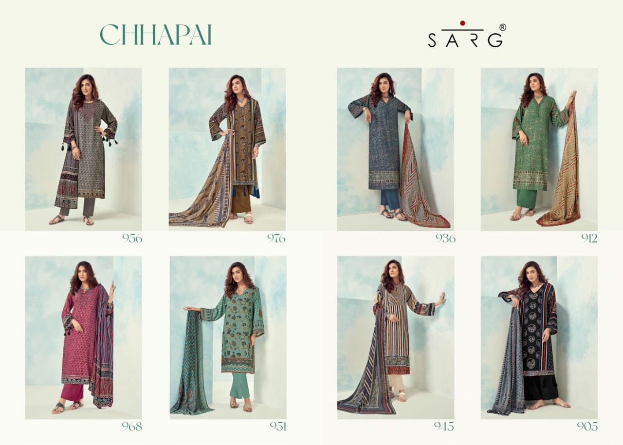 Chhapai Sahiba Sarg Pashmina Suits