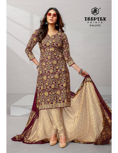 Chief Guest Vol 31 Deeptex Prints Cotton Dress Material