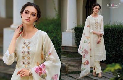Chikankari Vol 3 Lily Lali Chanderi Silk Readymade Pant Style Suits