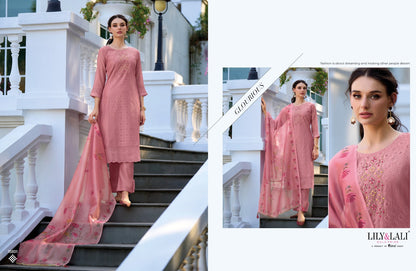 Chikankari Vol 3 Lily Lali Chanderi Silk Readymade Pant Style Suits