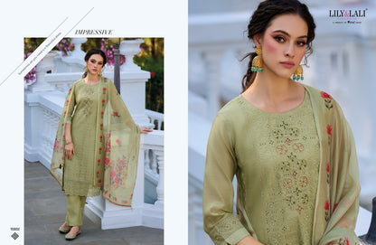 Chikankari Vol 3 Lily Lali Chanderi Silk Readymade Pant Style Suits