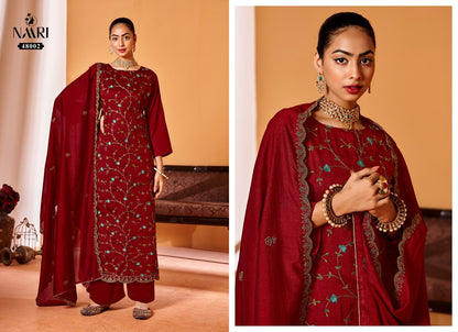Chitra Naari Silk Plazzo Style Suits