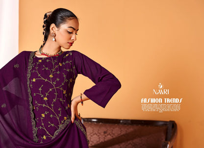 Chitra Naari Silk Plazzo Style Suits