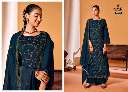 Chitra Naari Silk Plazzo Style Suits