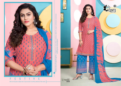 Chunri Vol 8 Kinti Rayon Readymade Plazzo Style Suits