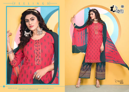 Chunri Vol 8 Kinti Rayon Readymade Plazzo Style Suits