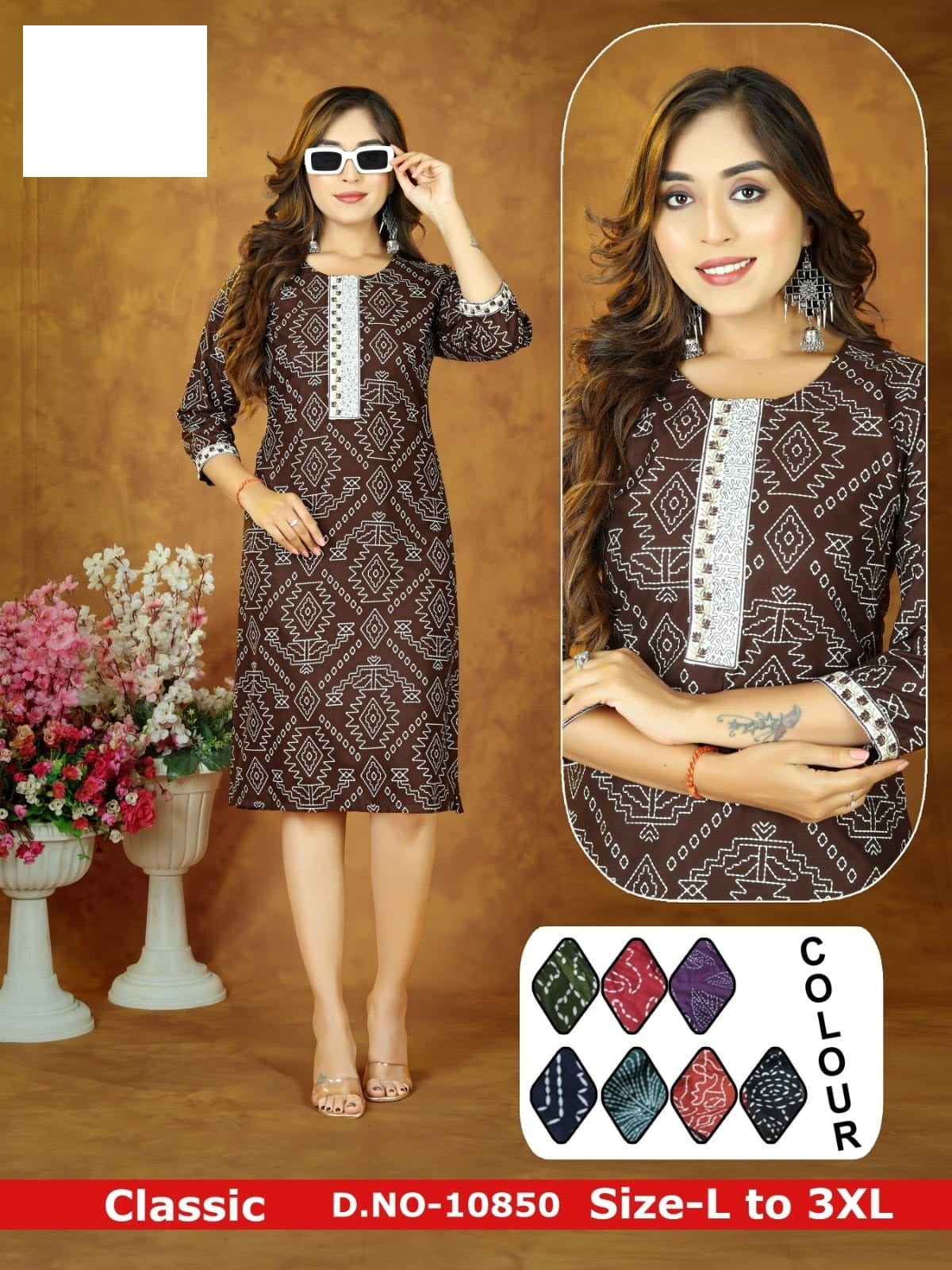 Classic Zoya Knee Length Kurtis