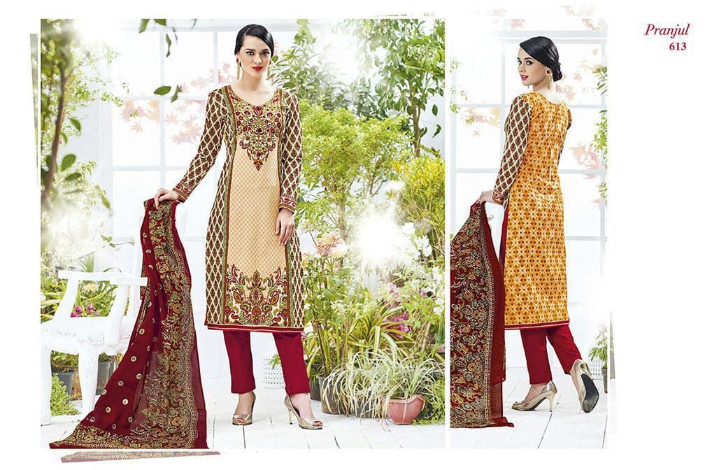 Colors And Prints Pranjul Rayon Pant Style Suits