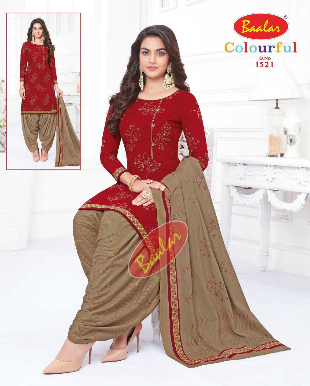 Colourful Vol 15 Baalar Readymade Cotton Patiyala Suits