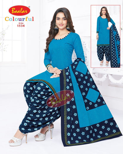Colourful Vol 15 Baalar Readymade Cotton Patiyala Suits