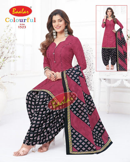 Colourful Vol 15 Baalar Readymade Cotton Patiyala Suits