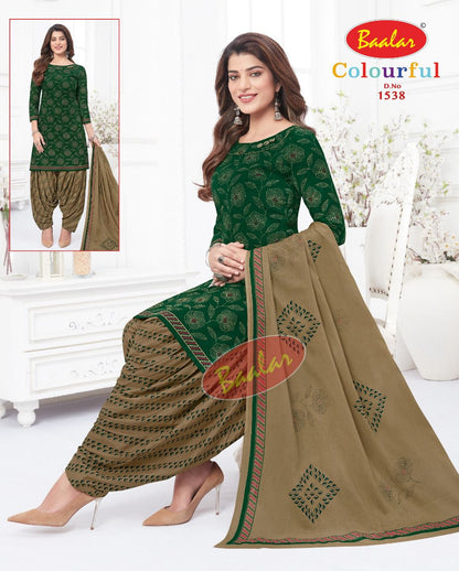 Colourful Vol 15 Baalar Readymade Cotton Patiyala Suits