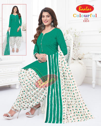 Colourful Vol 15 Baalar Readymade Cotton Patiyala Suits