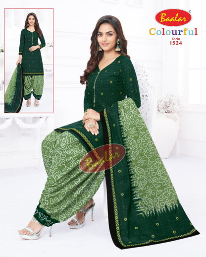 Colourful Vol 15 Baalar Readymade Cotton Patiyala Suits