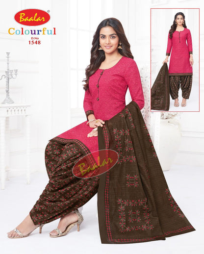 Colourful Vol 15 Baalar Readymade Cotton Patiyala Suits