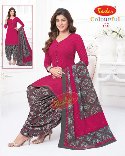 Colourful Vol 15 Baalar Readymade Cotton Patiyala Suits