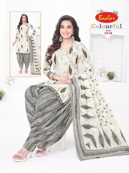 Colourful Vol 19 Baalar Cotton Dress Material