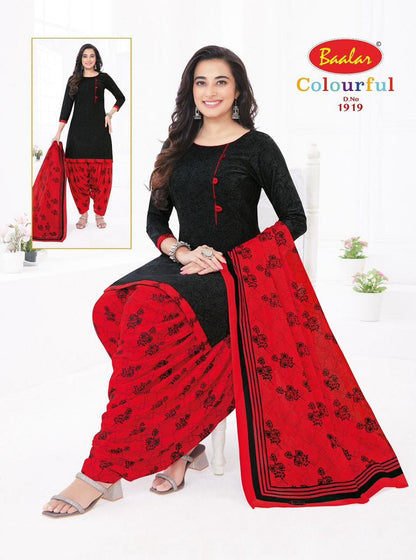 Colourful Vol 19 Baalar Cotton Dress Material