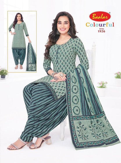 Colourful Vol 19 Baalar Cotton Dress Material