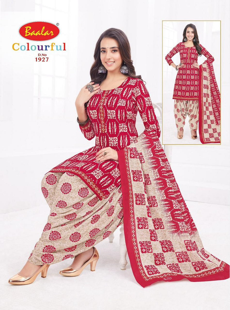 Colourful Vol 19 Baalar Cotton Dress Material