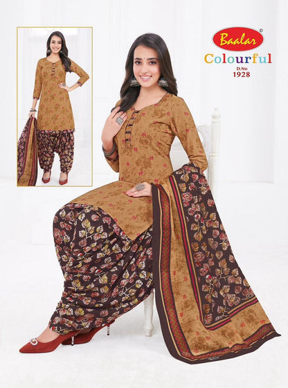 Colourful Vol 19 Baalar Cotton Dress Material