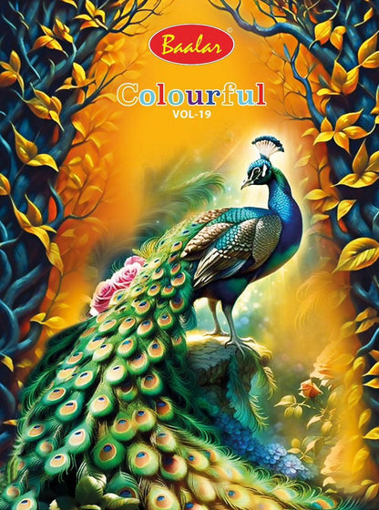 Colourful Vol 19 Baalar Cotton Dress Material