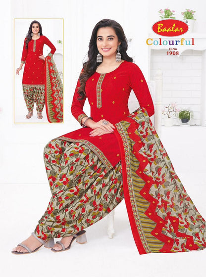 Colourful Vol 19 Baalar Cotton Dress Material