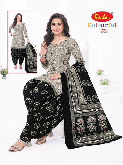 Colourful Vol 19 Baalar Cotton Dress Material