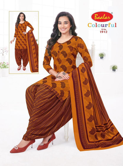 Colourful Vol 19 Baalar Cotton Dress Material