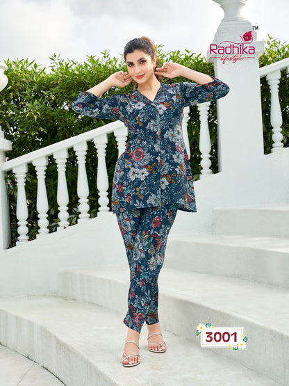 Cord Vol 3 Radhika Lifestyle Muslin Co Ord Set